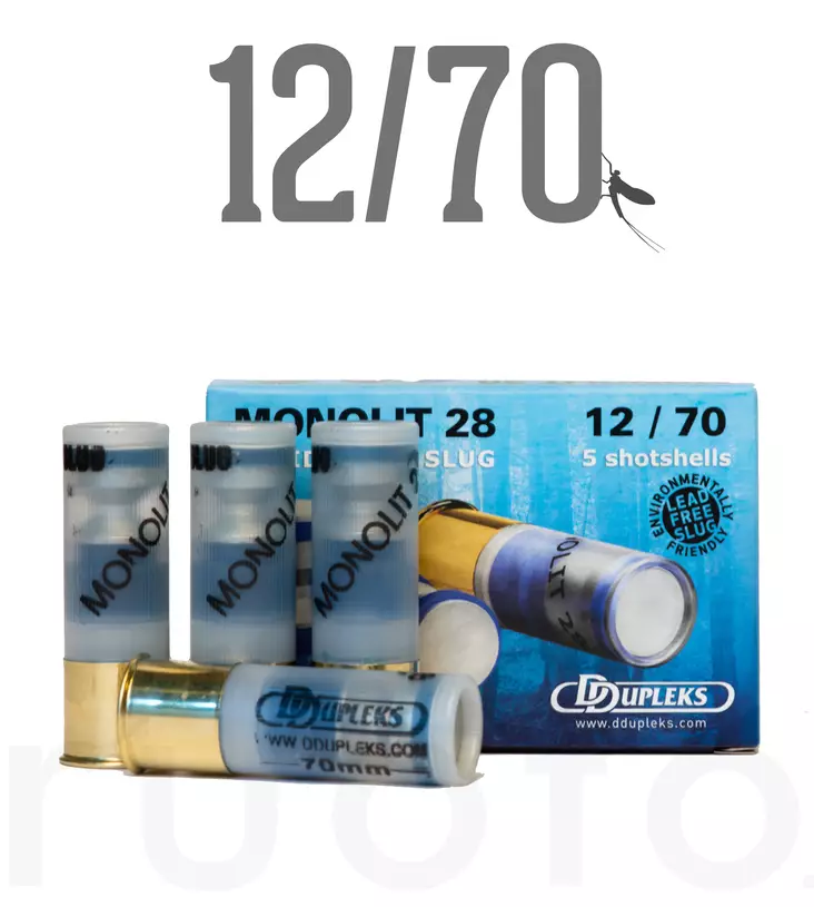 12/70 DDupleks Monolit 28g 5pcs - Täyteiset - 4751007980012 - 1