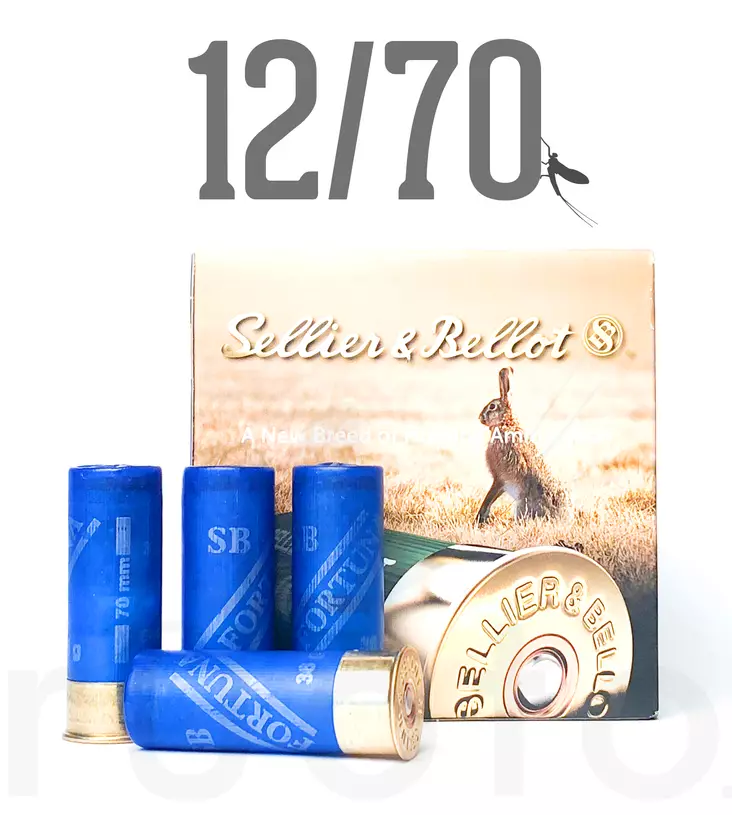 12/70 S&B Fortuna 36g 25pcs - Metsästyspatruunat, lyijy - 8590690103942 - 1