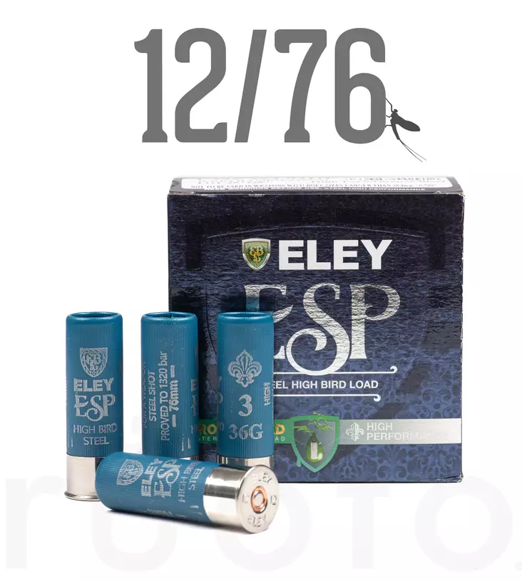12/76 Eley ESP Steel High Performance PRO ECOWad 36g - Metsästyspatruunat, teräs - 5036388542912 - 1