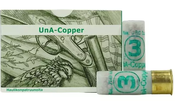 16/70 UnA Copper 28g 5pcs - Metsästyspatruunat, muut materiaalit - 6430068626272 - 1