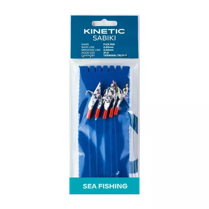 Kinetic Sabiki Flex #1/0 - Sabiki & makrillirigit - 5707461355612 - 1