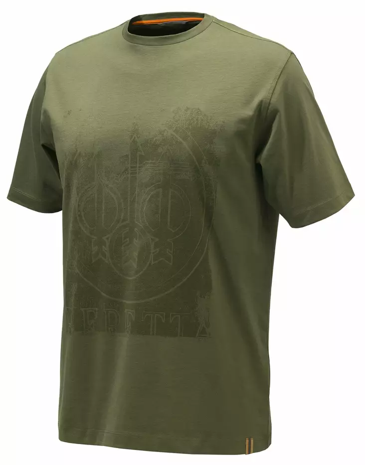 Beretta Logo T-Shirt Dark Olive - Metsästäjän paidat - 8051832531172 - 1