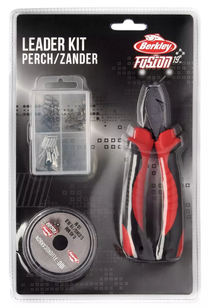 Berkley Fusion19 Leader Kit Zander/Perch Fluorocarbon - Valmisperukkeet - 028632970232 - 1