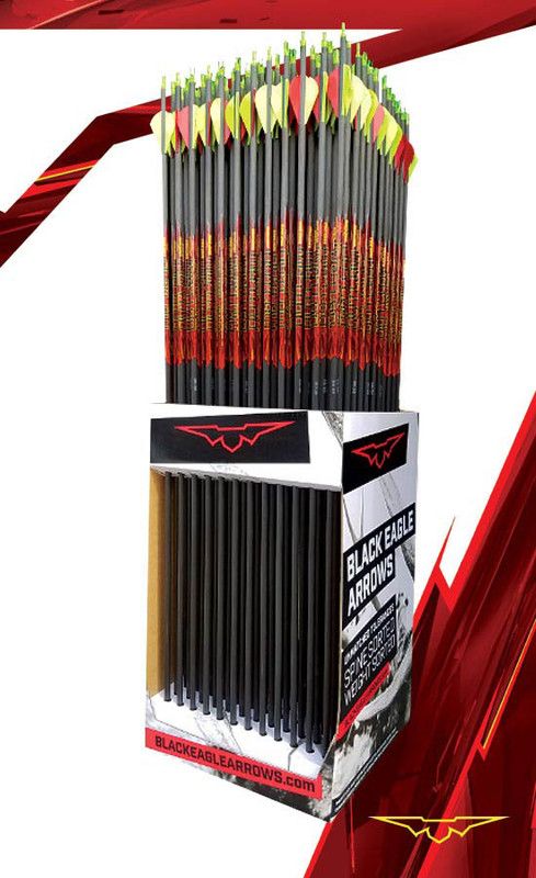 Black Eagle Outlaw 0.005" Fleched Arrow - Nuolet ja tarvikkeet - 115399-1012 - 1