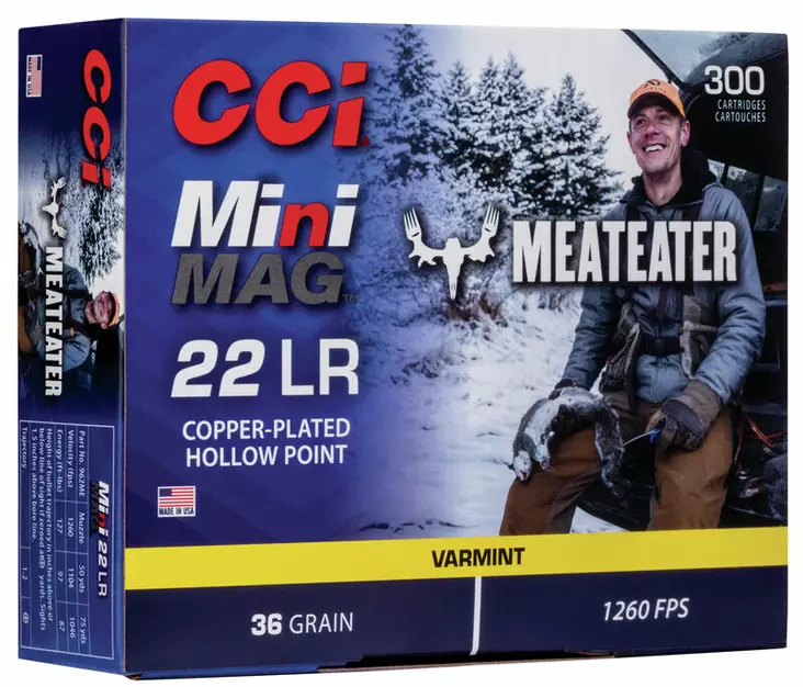 CCI Meateater MiniMag CPHP .22 LR 300pcs - Patruunat 22 LR - 604544663662 - 2