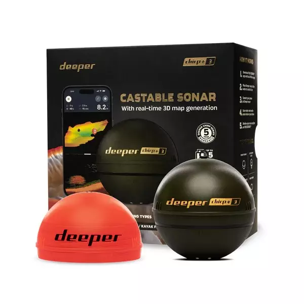 Deeper Smart Sonar CHIRP+ 3 - Deeper-kaikuluotaimet ja -tarvikkeet - 4779032950992 - 1