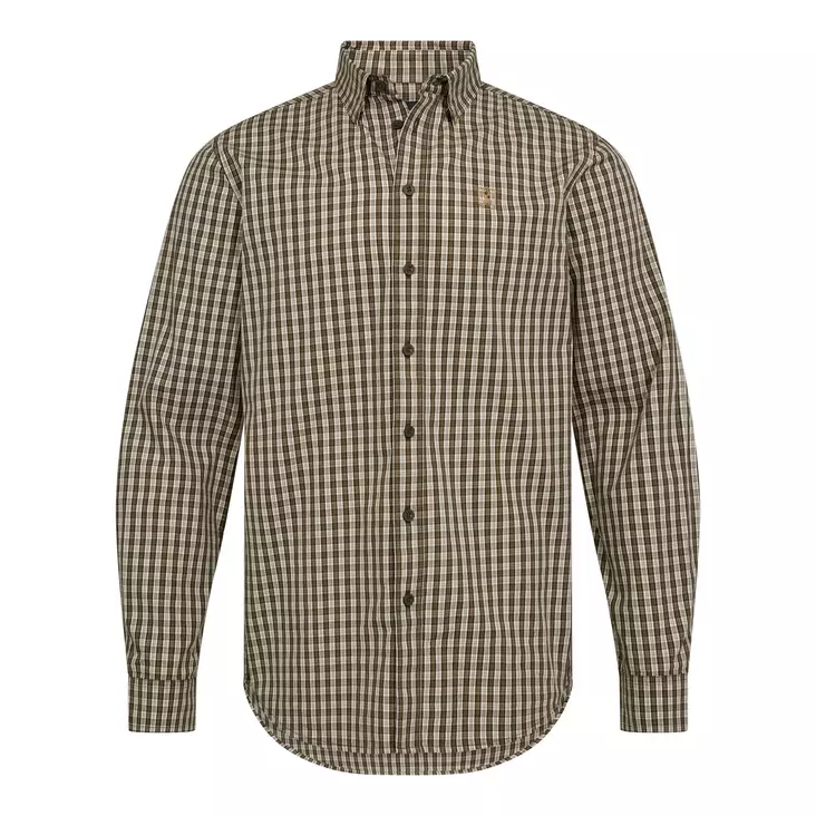 Deerhunter Baldwin Shirt Brown Check - Metsästäjän paidat - 5702827251102 - 1