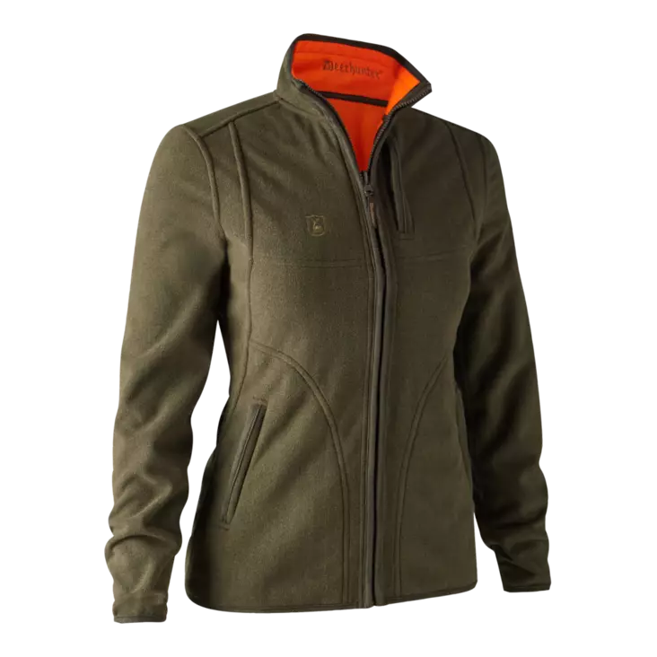 Deerhunter Lady Pam Bonded Fleece Jacket Reversible - Naisten metsästystakit - 5702827187562 - 1