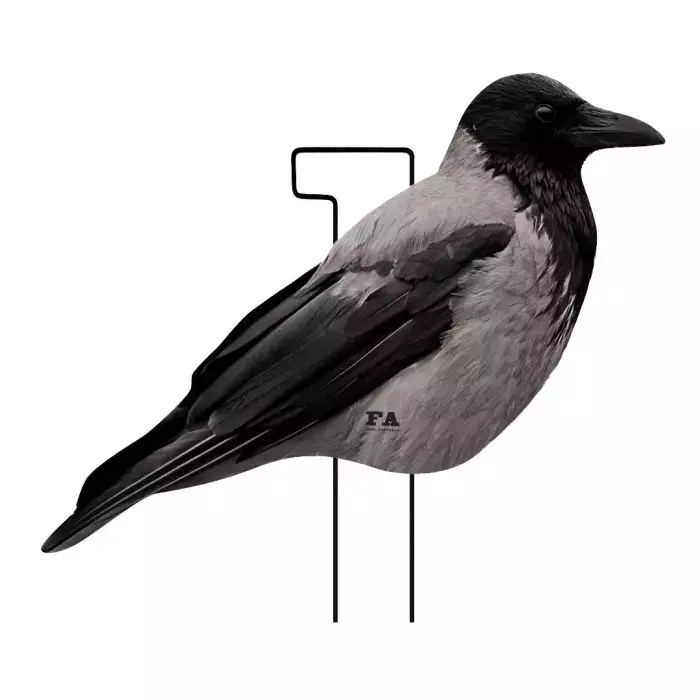 Final Approach Live Hooded Crow Silhouettes 12pcs - Houkutuskuvat / -kaaveet - 728204413722 - 1