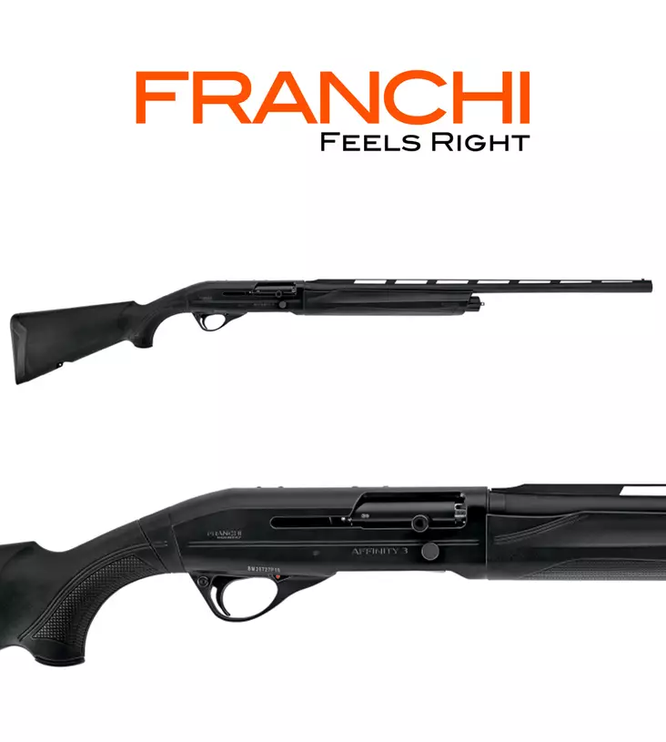 Franchi Affinity III Black 12/76 - Puoliautomaattihaulikot - 601010102 - 1