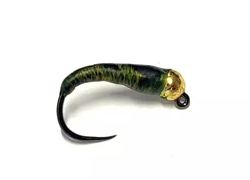 Glue Larva Olive Gold Bead - Nymfit ja larvat - 8859202412 - 1