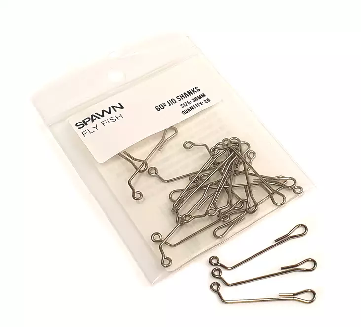 Hareline Spawn 60 Degree Jig Shank - Muut sidontatarvikkeet - 850013887842 - 1