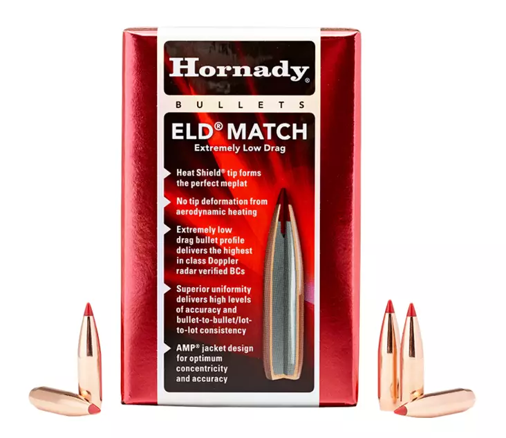 Hornady ELD Match 6,5mm 140gr 100pcs - 6,5 mm luodit - 090255263312 - 1