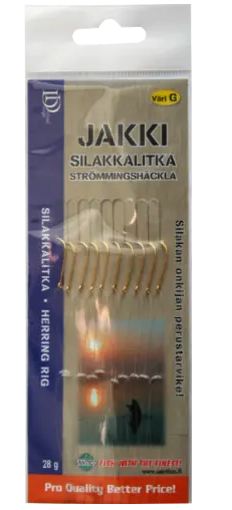 Jakki Silakkalitka 10 koukkua Kulta - Muut pientarvikkeet - 6430073670932 - 2