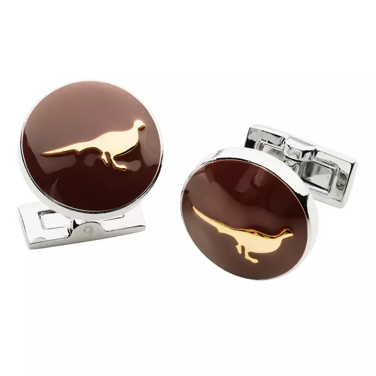 Laksen Pheasant Cufflinks BRG - Muu metsästysvaatetus - 5707953338932 - 1