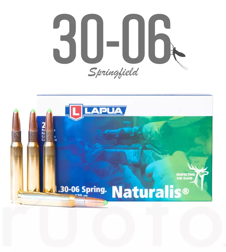 Lapua Naturalis 30-06 Sprg 11,0g 20pcs - Patruunat 30-06 Springfield - 6418267103442 - 1