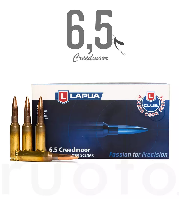 Lapua Scenar 6,5 Crmr 8g 50pcs - Patruunat 6,5 Creedmoor - 6418267103732 - 1