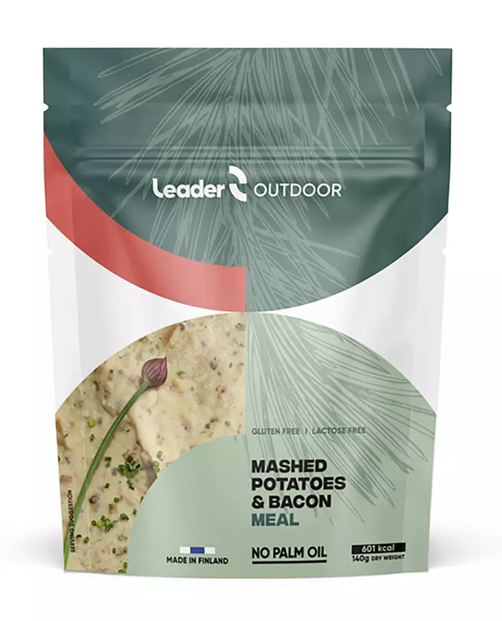 Leader Outdoor Mashed Potatoes Bacon 140 - Retkiruuat - 6430067846442 - 1