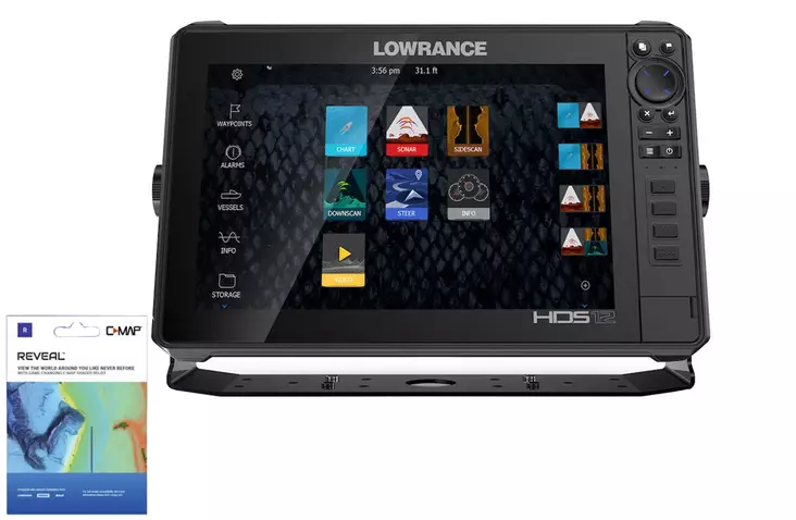 Lowrance HDS Live 12 ja C-Map Reveal Suomen karttakortti - Kaikuluotaimet ja karttaplotterit - 2702202312 - 1