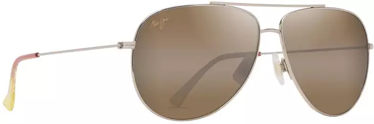 Maui Jim Hauoli XL - Shiny Gold Frame with HCL Bronze Lens - Muovilinssit - 603429080082 - 1