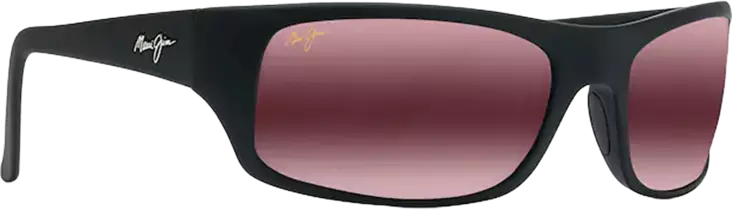 Maui Jim Peahi - Matte Black Frame with Rose Lens - Muovilinssit - MM202-022 - 1
