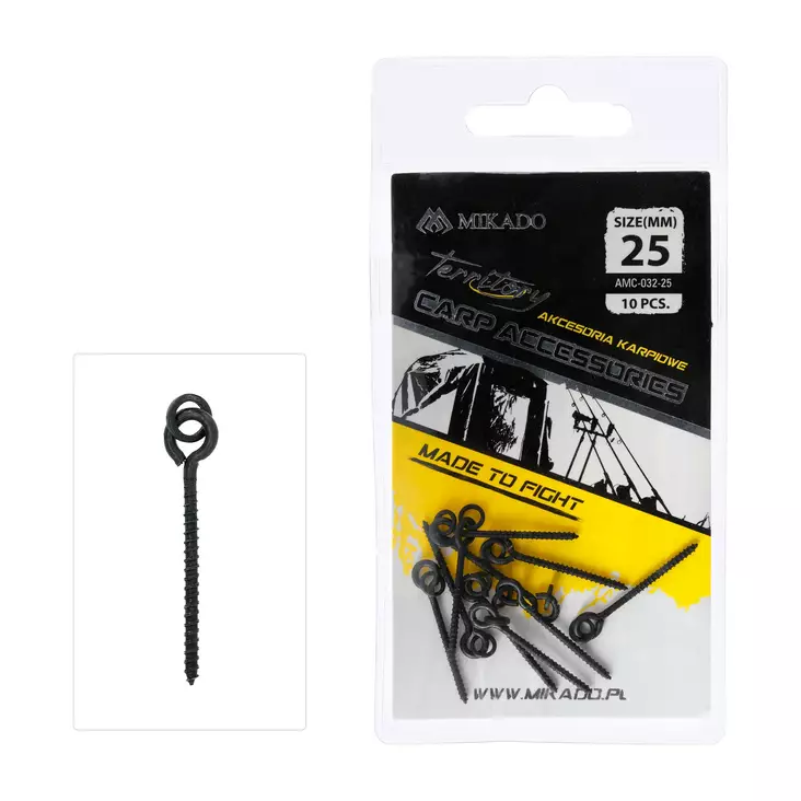 Mikado Boilie Screw With Ring - Syöttiruuvit - 5900637054382 - 1