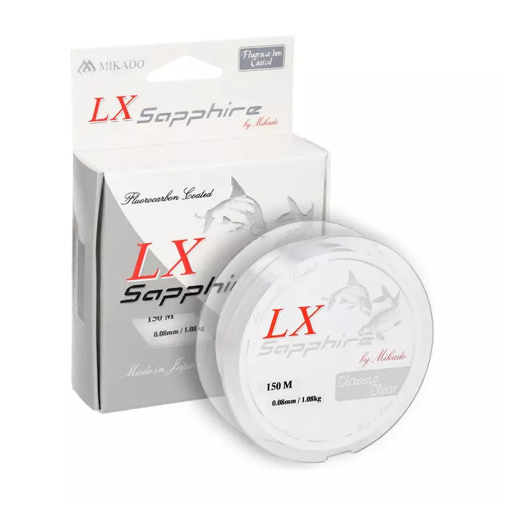 Mikado LX Sapphire Classic Clear 0,08mm 150m - Feeder- & match-monofiilit - 5900637811602 - 1