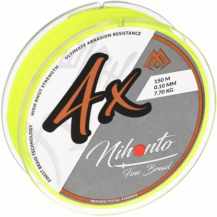 Mikado Nihonto Fine Braid Yellow - Monikuitusiimat - 5900637506102 - 1