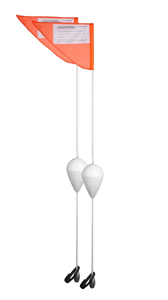 Mökki lippumerkki 2kpl - Tarvikkeet - 6418252132402 - 1