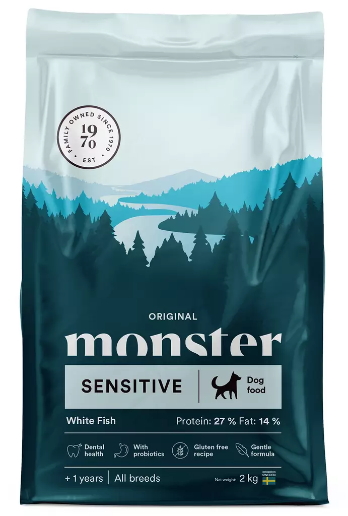 Monster Dog Original Adult Sensitive - Monster -koiranruoat - 7350040124642 - 1