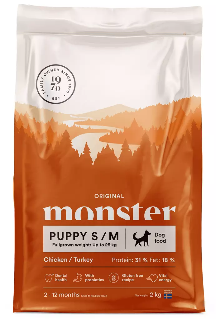 Monster Dog Original Puppy S/M - Monster -koiranruoat - 7350040124512 - 1