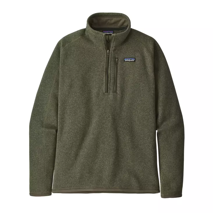 Patagonia Ms 1/4 Zip Better Sweater Industrial Green - Välitakit - 192964026322 - 1