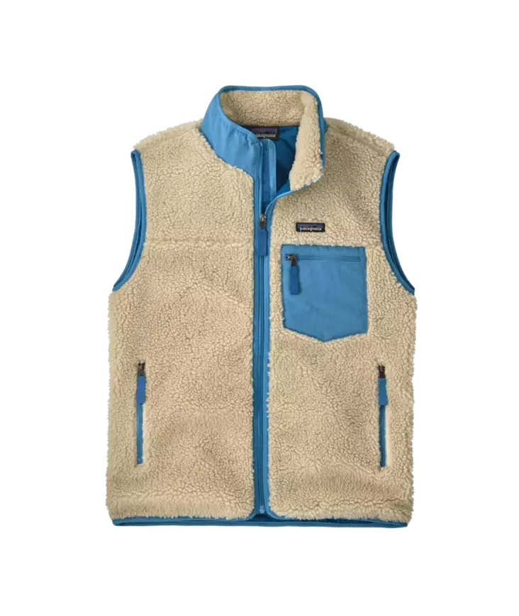 Patagonia M´s Classic Retro X Vest Dark Natural with Shore Blue - Välitakit - 198077803492 - 1