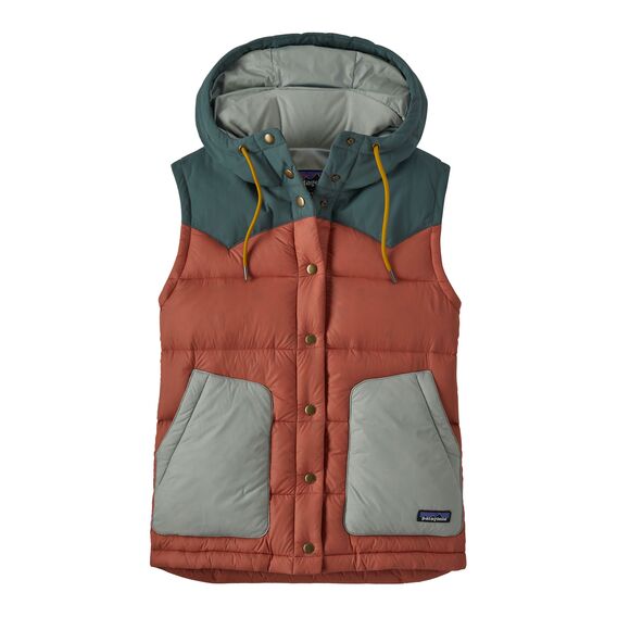 Patagonia W's Bivy Hooded Vest Burl Red - Naisten untuvatakit - 195699993112 - 1