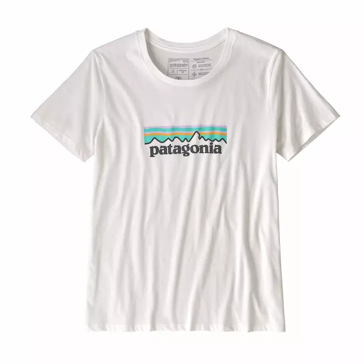 Patagonia Ws Pastel P-6 Logo Organic Tee White - T-paidat - 191743465062 - 1