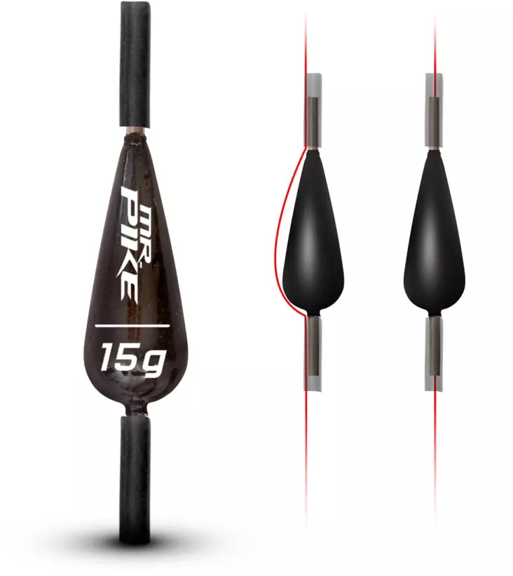 Quantum Mr. Pike Slide Sinker Lead - Kohot ja Rigit - 4029569206612 - 1