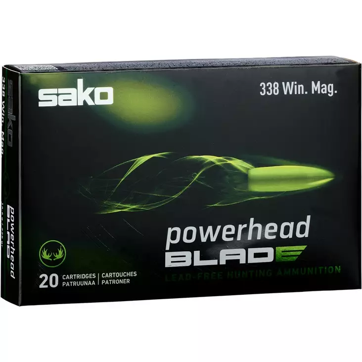 Sako Powerhead Blade .338 WM 14,6g 20pc - Muut kiväärikaliiperit - 6438053198162 - 1