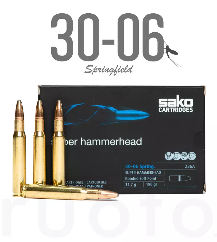 Sako Super Hammerhead 30-06 Sp 11,7g 20pcs - Patruunat 30-06 Springfield - 6438053999332 - 1