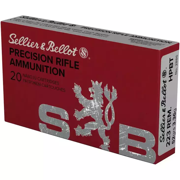 S&B HPBT .223 Rem 3.36g 20pcs - Patruunat 223 Remington - 8590690342242 - 1
