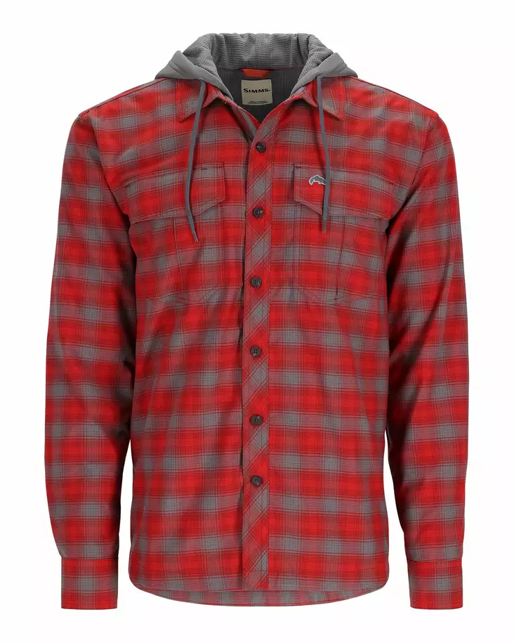 Simms ColdWeather Hoody Auburn Red MC Plaid - Paidat - 694264624692 - 1
