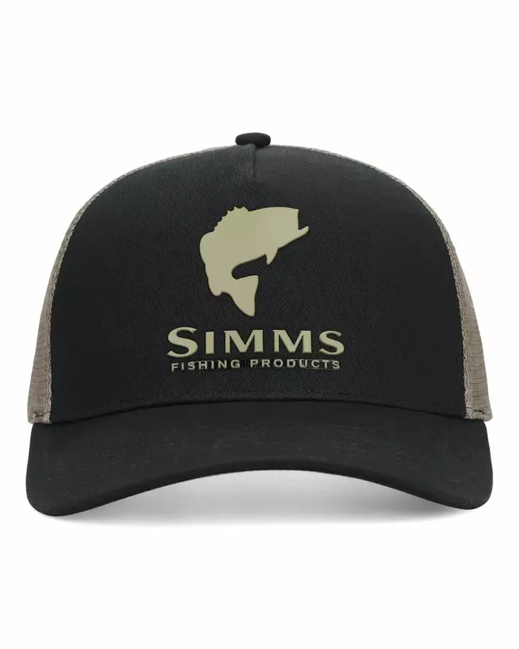 Simms Double Haul Trucker Stone Black - Truckerit - 694264673942 - 2