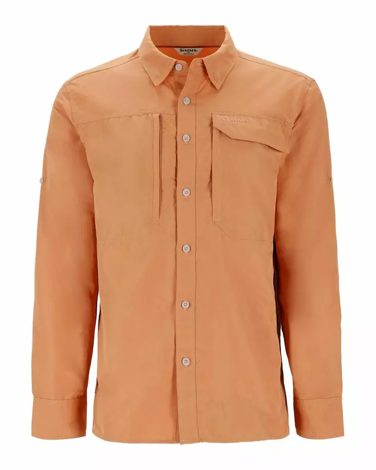 Simms Guide Shirt Orange Maple - Paidat - 694264691892 - 2