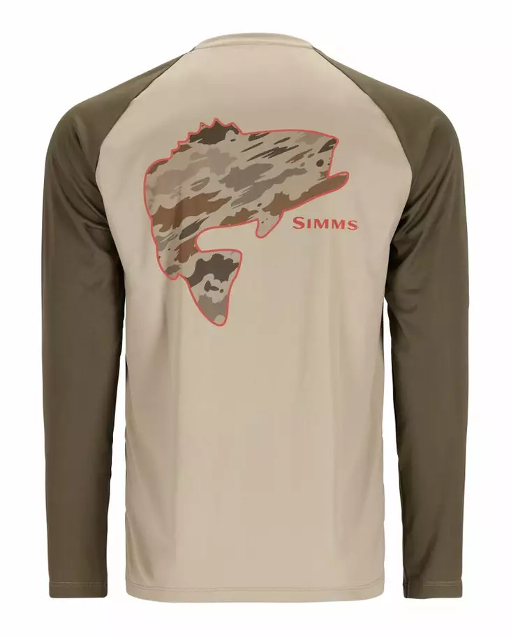 Simms Tech Tee - Artist Series Bass Stone Dark Stone - Paidat - 694264607732 - 1
