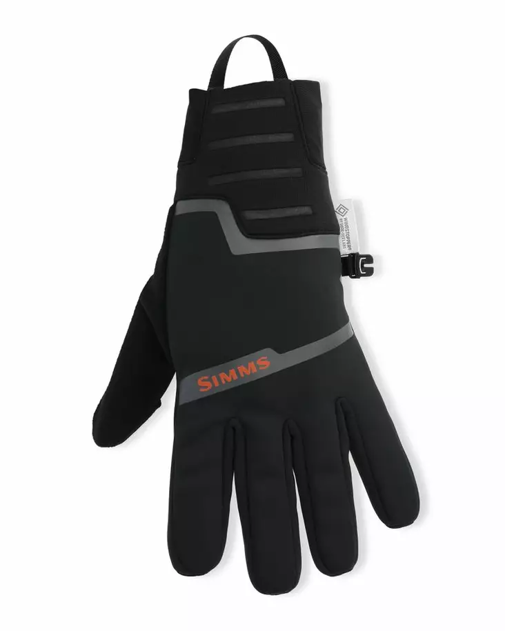 Simms Windstopper Flex Glove Black - Käsineet - 694264626702 - 2