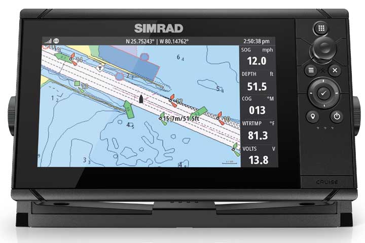 Simrad Cruise 9 - Kaikuluotaimet ja karttaplotterit - 9420024179352 - 1