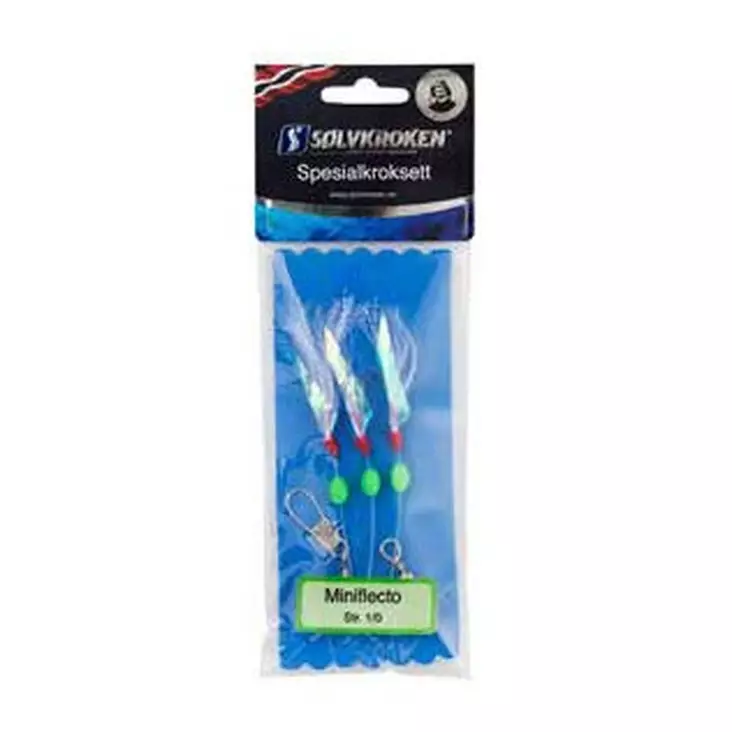 Sølvkroken Miniflecto 1/0 - Valmiit meririgit - 7056963155472 - 1