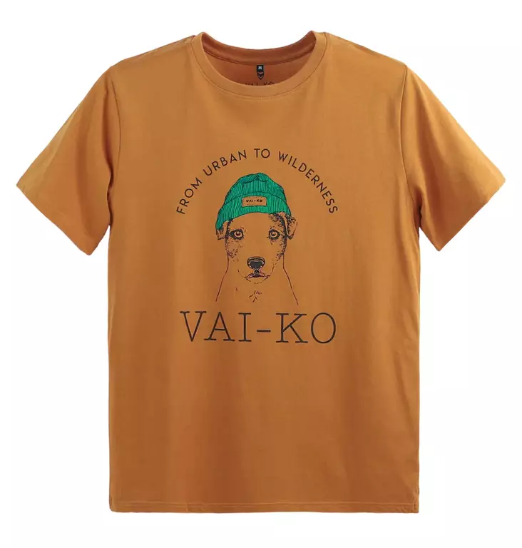 VAI-KO Boss Dog T-Shirt, Caramel Brown - Miesten t-paidat - 6440000201412 - 1