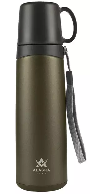 Alaska Termos Bottle 0.52L Green - Sekalaiset metsästystuotteet - 6438347046643 - 1
