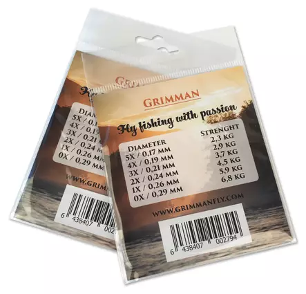 Grimman Bueno 9' Trout Leader - Nylonkartioperukkeet - 6438407002763 - 2