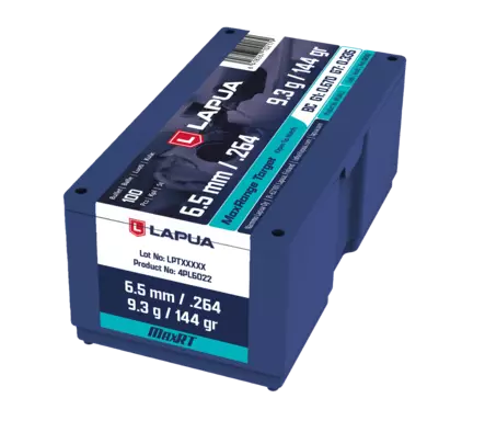 Lapua MaxRT 6,5 mm 9,3g 100pcs GB582 - 6,5 mm luodit - 6018267301213 - 1